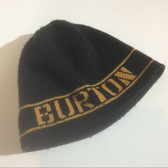Burton | Accessories | Burton Black Knit Beanie Ski Snow Skull Cap ...